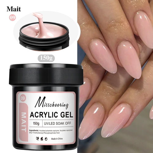 1Jar 100/150g Poly Nail Gel UV LED Cured Builder Nail Gel Acrylic