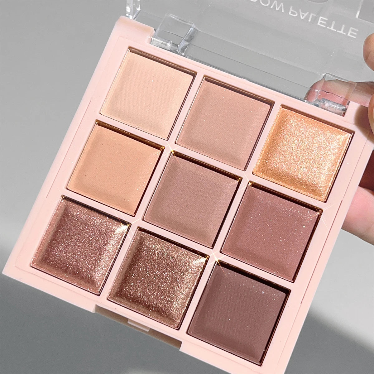 JUJU DREAM 9-Color Eyeshadow Palette, Matte & Shimmer Finish, Soft