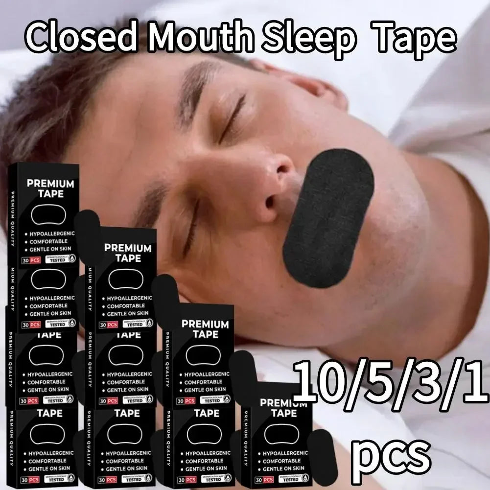 Elastic Sleep Tape for Snoring Stop Snoring Glue Tape Open Mouth
