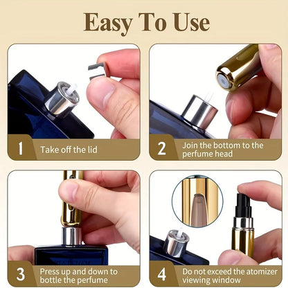Mini Refillable Perfume Atomizer Aluminum, Travel Perfume Atomizer