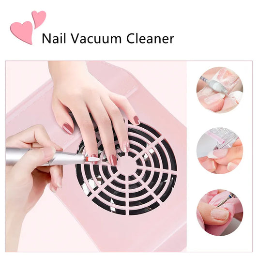 Nail Dust Collector Vacuum Cleaner Manicure Machine Tools Strong Power