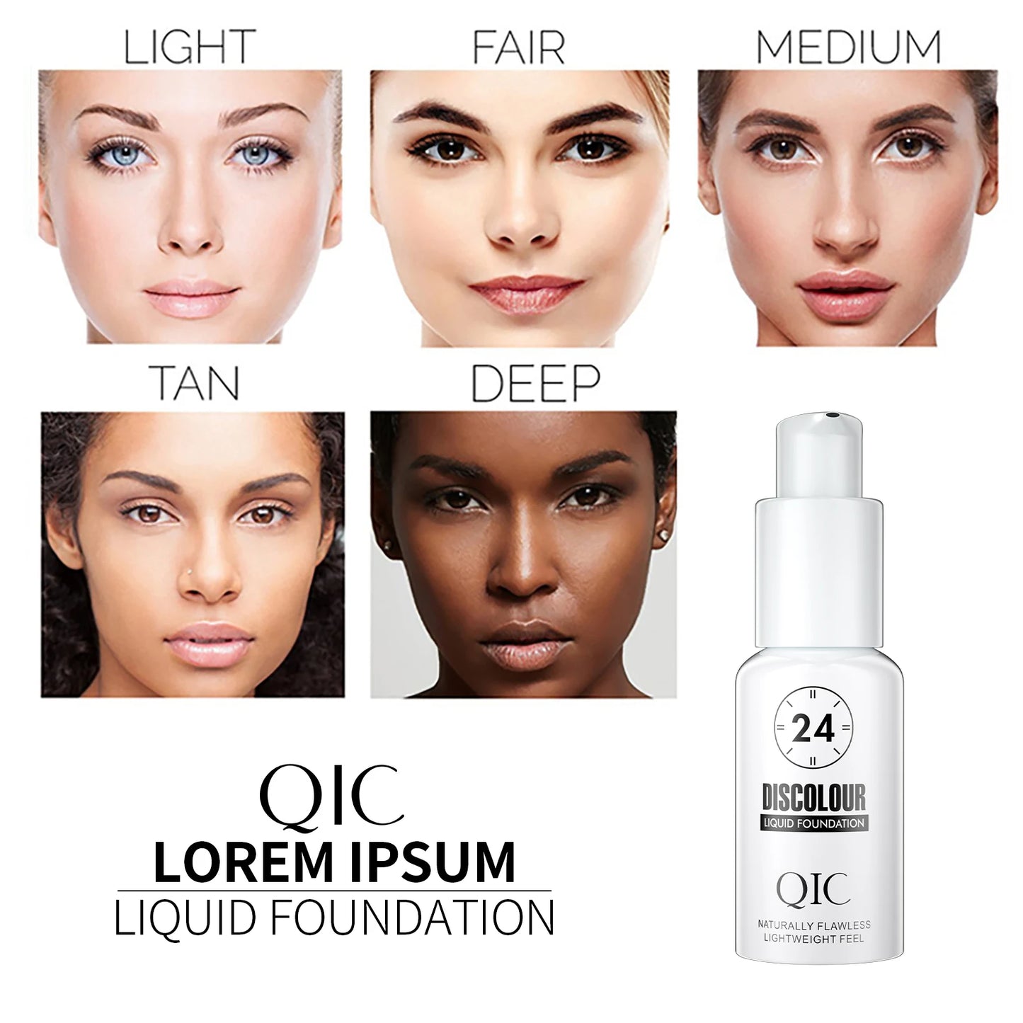 Foundation Magic Color Changing Foundation Liquid Soft Matte Long