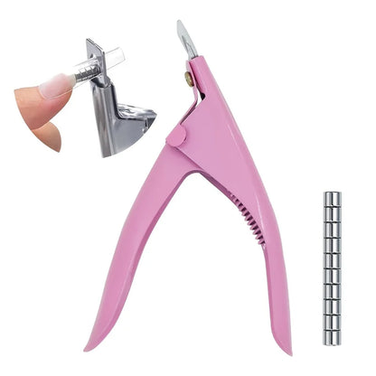 Acrylic Nail Clippers with 15Pcs Magnets Nail Clippers Cutters for
