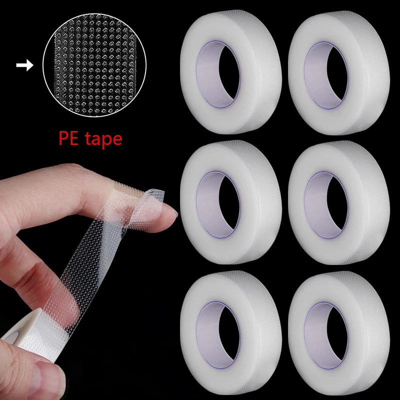 1/3/5 Rolls Eyelashes Extension Tape PE Adhesive Tools Under Eye Pads