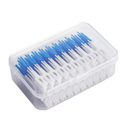 200/400pcs Interdental Silicone Brushes Dental Toothpicks Brush