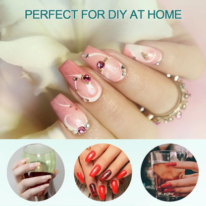 Nailpop 120pcs/box Gel X Nail Tips Medium Short Shape