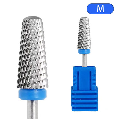 5 in 1 Tungsten Steel Nail Drill Bits Milling Cutter For Electric Nail