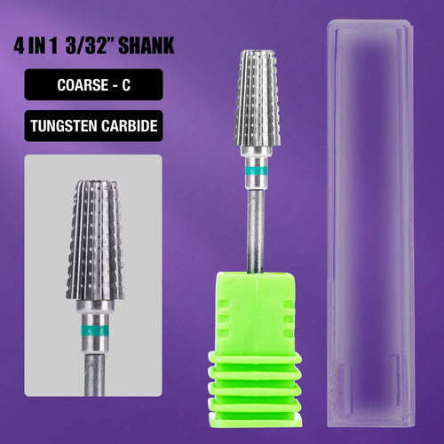 Ceramic Tungsten Carbide Nail Drill Bit Rotate Burr Milling Nail