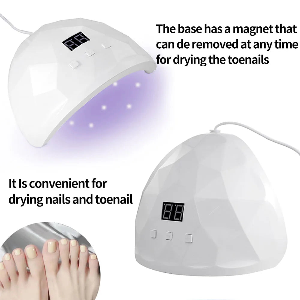 LULAA 88W Nail Dryer Lamp UV Light For Nails Eyes Protection UV Lamp