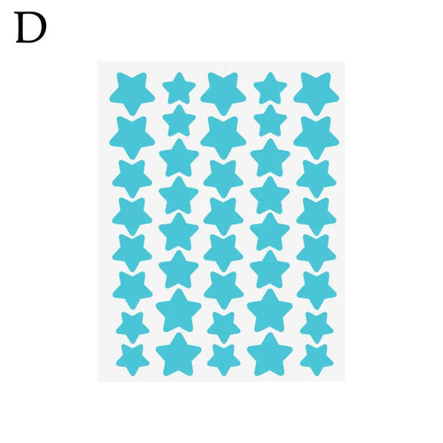 40pcs Colorful PE Pimple Patches Cute Star Shaped Pimple Cover Sticker