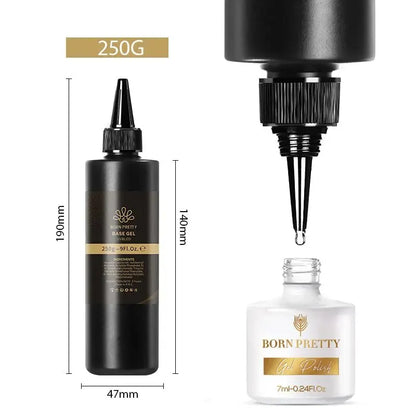 BORN PRETTY 250g Super Top Coat Professional Nail Art Soak Off Top