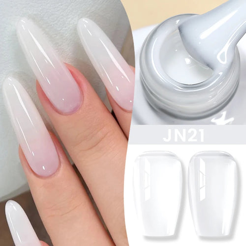 BORN PRETTY 83 Colors 10ml Jelly Nude Gel Nail Polish Autumn Amber