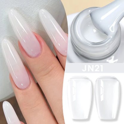 BORN PRETTY 83 Colors 10ml Jelly Nude Gel Nail Polish Autumn Amber