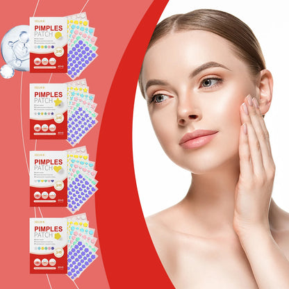 240pcs New Pimple Patch Acne Patches Heart/Star/Flower/Round Shape