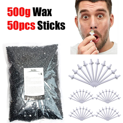 Portable Nose Wax Kit 50g-1005g for Men and Women Nail Waxing Hair