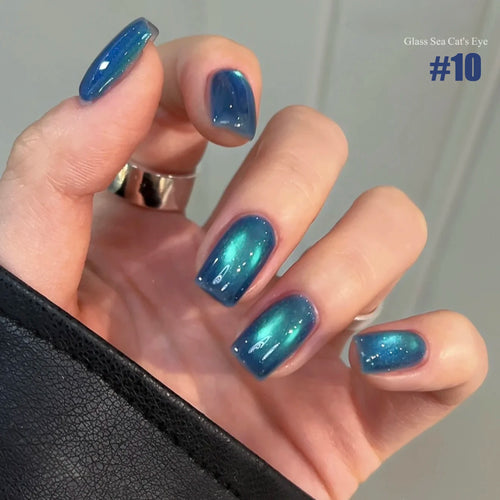 MIANEL Blue Tears Cat Eye Series 3 Colors Unique Blue Color And