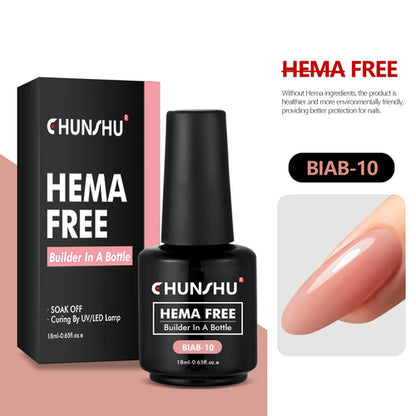 CHUNSHU Hema FREE Construction UV Gel 18ml Builder Nail Gel In A
