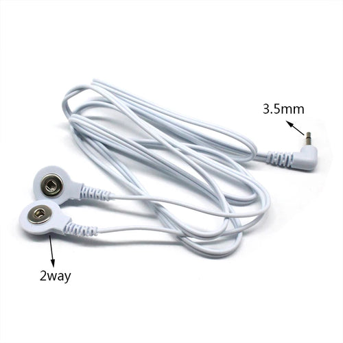 2 Way+4-Way Machine Massager Button Cable Electrode  Electrode