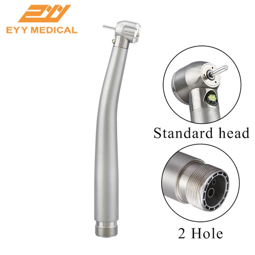 LED Dental High Speed Handpiece Triple Water Spray 2/4 Holes Standard