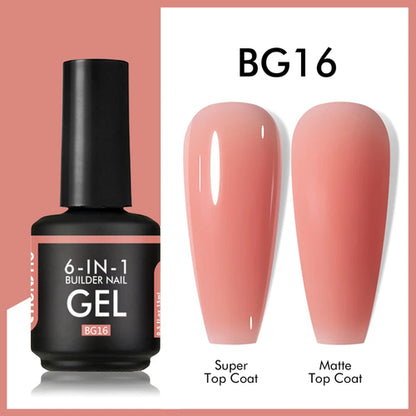 CHUNSHU 6 IN 1 Extension UV Gel Polish In A bottle Builder Nail Gel