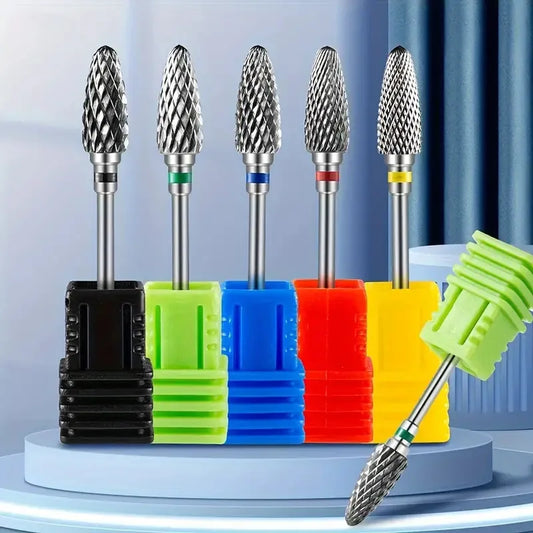 Tungsten Carbid Nail Drill Bits Electric Manicure Drill Accessory