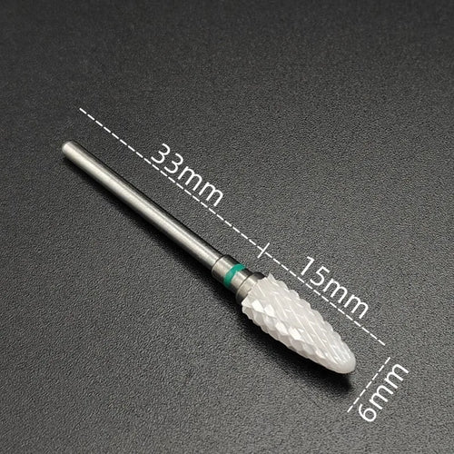 Ceramic Carbide Nail Drill Bit Rotate Burr Milling Nail Cutter Bits