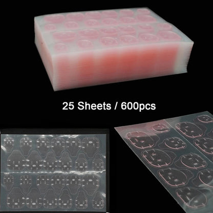Double Side Nail Jelly Glue Transparent False Nail Art Adhesive Tape