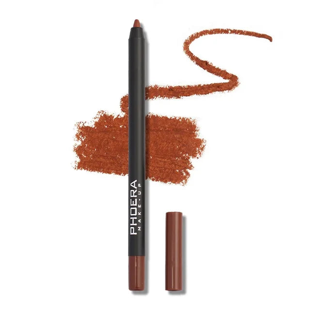 Waterproof Matte Lipliner Pencil Sexy Red Contour Tint Lipstick Lasting Non-Stick Cup Moisturising Lips Makeup Cosmetic 12Color