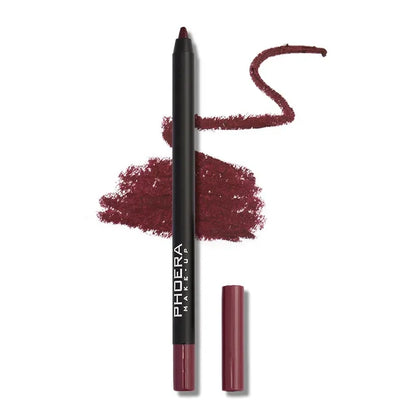 Waterproof Matte Lipliner Pencil Sexy Red Contour Tint Lipstick Lasting Non-Stick Cup Moisturising Lips Makeup Cosmetic 12Color