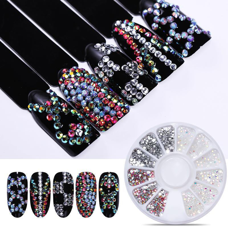 Nail Parts Nail Art Glitter Rhinestone Crystal Gems Jewelry Bead