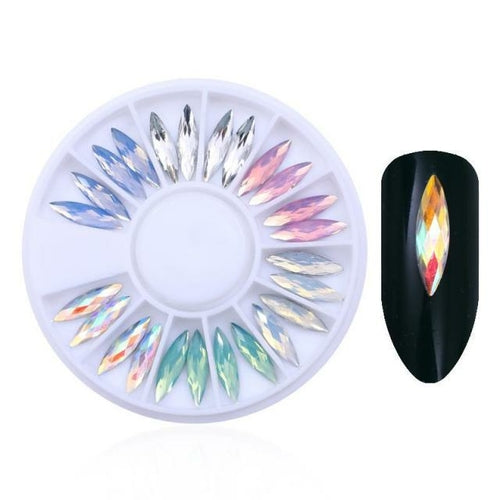 Nail Parts Nail Art Glitter Rhinestone Crystal Gems Jewelry Bead