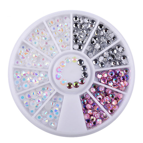 Nail Parts Nail Art Glitter Rhinestone Crystal Gems Jewelry Bead