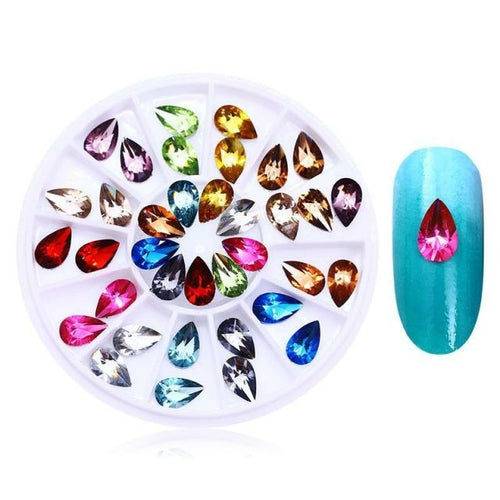 Nail Parts Nail Art Glitter Rhinestone Crystal Gems Jewelry Bead