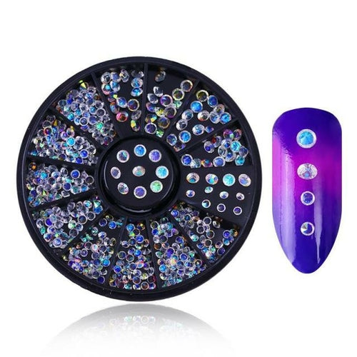 Nail Parts Nail Art Glitter Rhinestone Crystal Gems Jewelry Bead