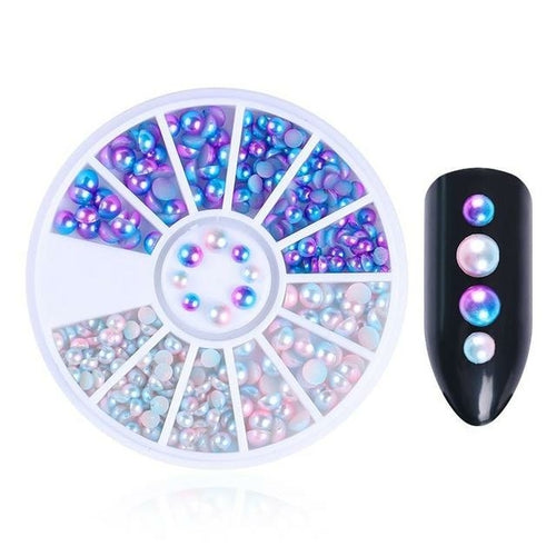 Nail Parts Nail Art Glitter Rhinestone Crystal Gems Jewelry Bead