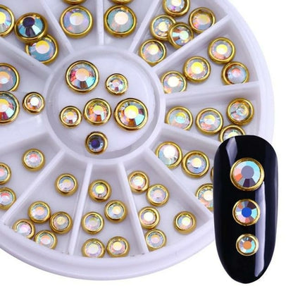 Nail Parts Nail Art Glitter Rhinestone Crystal Gems Jewelry Bead