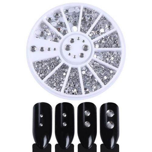 Nail Parts Nail Art Glitter Rhinestone Crystal Gems Jewelry Bead