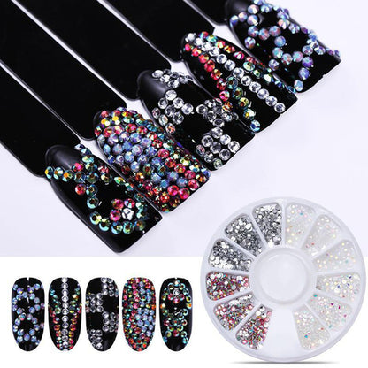 Nail Parts Nail Art Glitter Rhinestone Crystal Gems Jewelry Bead