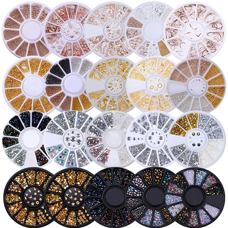Nail Parts Nail Art Glitter Rhinestone Crystal Gems Jewelry Bead