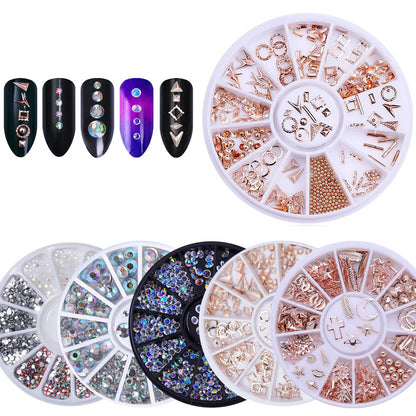 Nail Parts Nail Art Glitter Rhinestone Crystal Gems Jewelry Bead