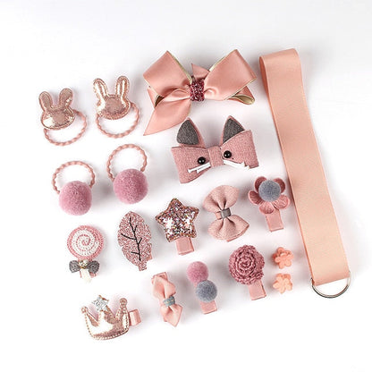 Girls 18 Pcs hair clip set Cute Hair Accessories