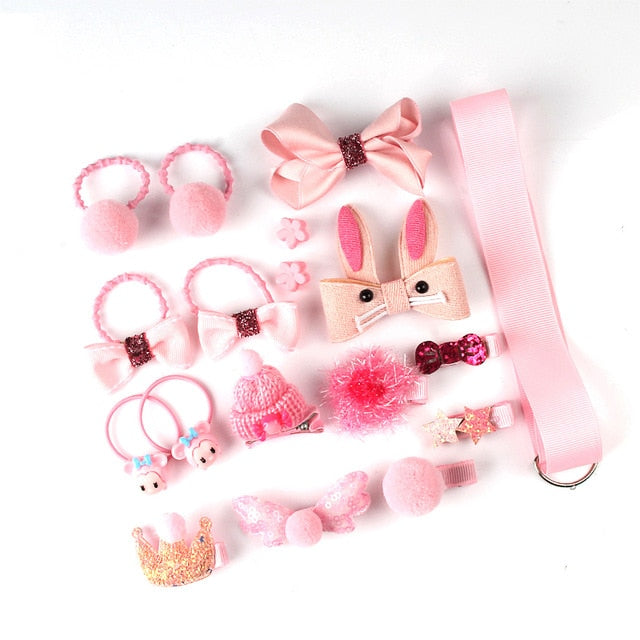 Girls 18 Pcs hair clip set Cute Hair Accessories