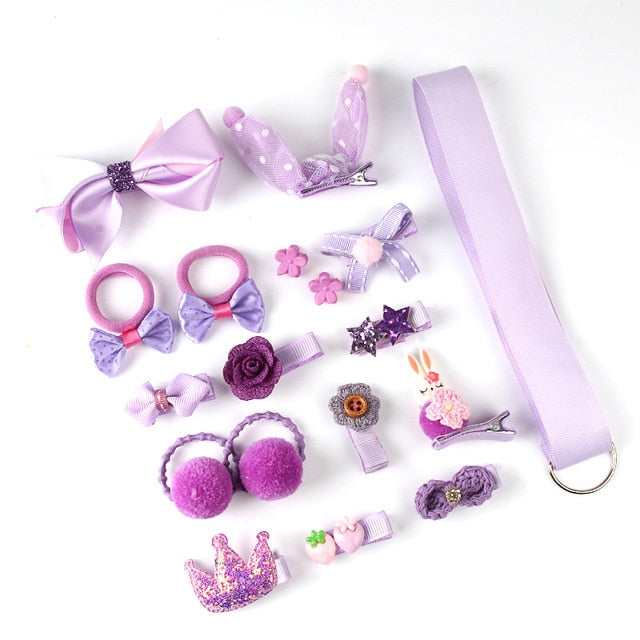 Girls 18 Pcs hair clip set Cute Hair Accessories