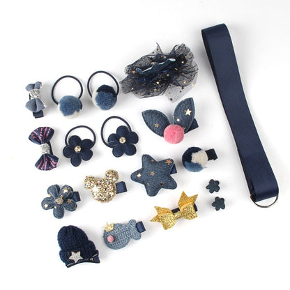 Girls 18 Pcs hair clip set Cute Hair Accessories